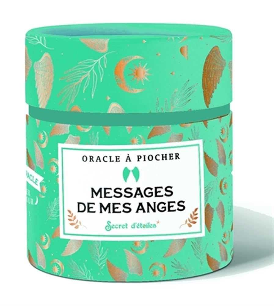 Boîte oracle Messages de mes anges - Sybil Gentil - Librairie du Grimoire Ancien