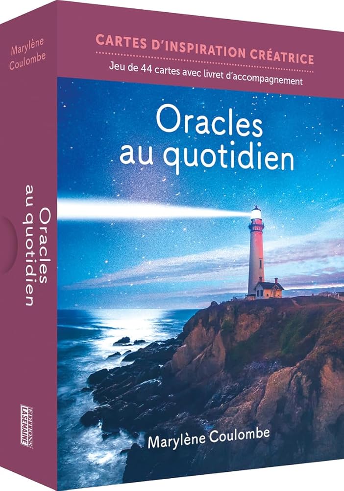 COFFRET - Livre + 44 cartes - Oracles au quotidien - Marylène Coulombe - Librairie du Grimoire Ancien