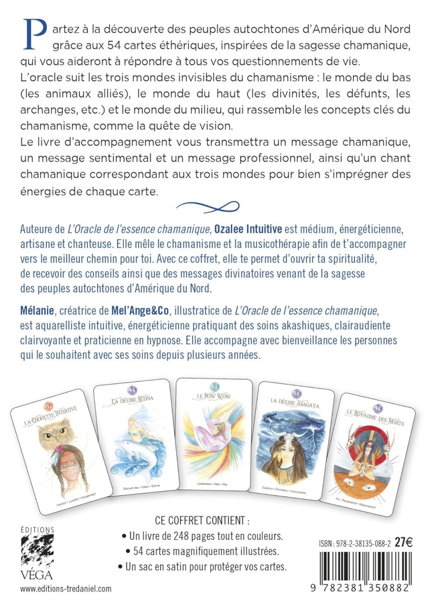 Coffret L'Oracle de l'essence chamanique - oracle - Librairie du Grimoire Ancien