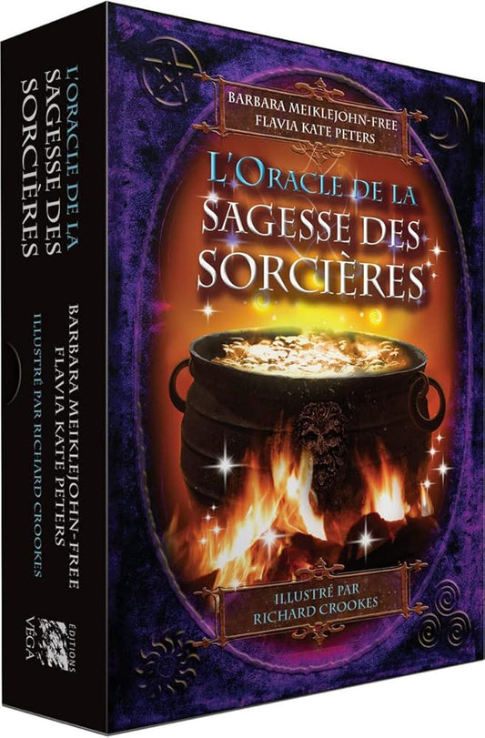 Coffret L'Oracle La sagesse des sorcières - Barbara Meiklejohn - Free, Flavia Kate Peters, Richard Crookes, Anne Delmas - Librairie du Grimoire Ancien