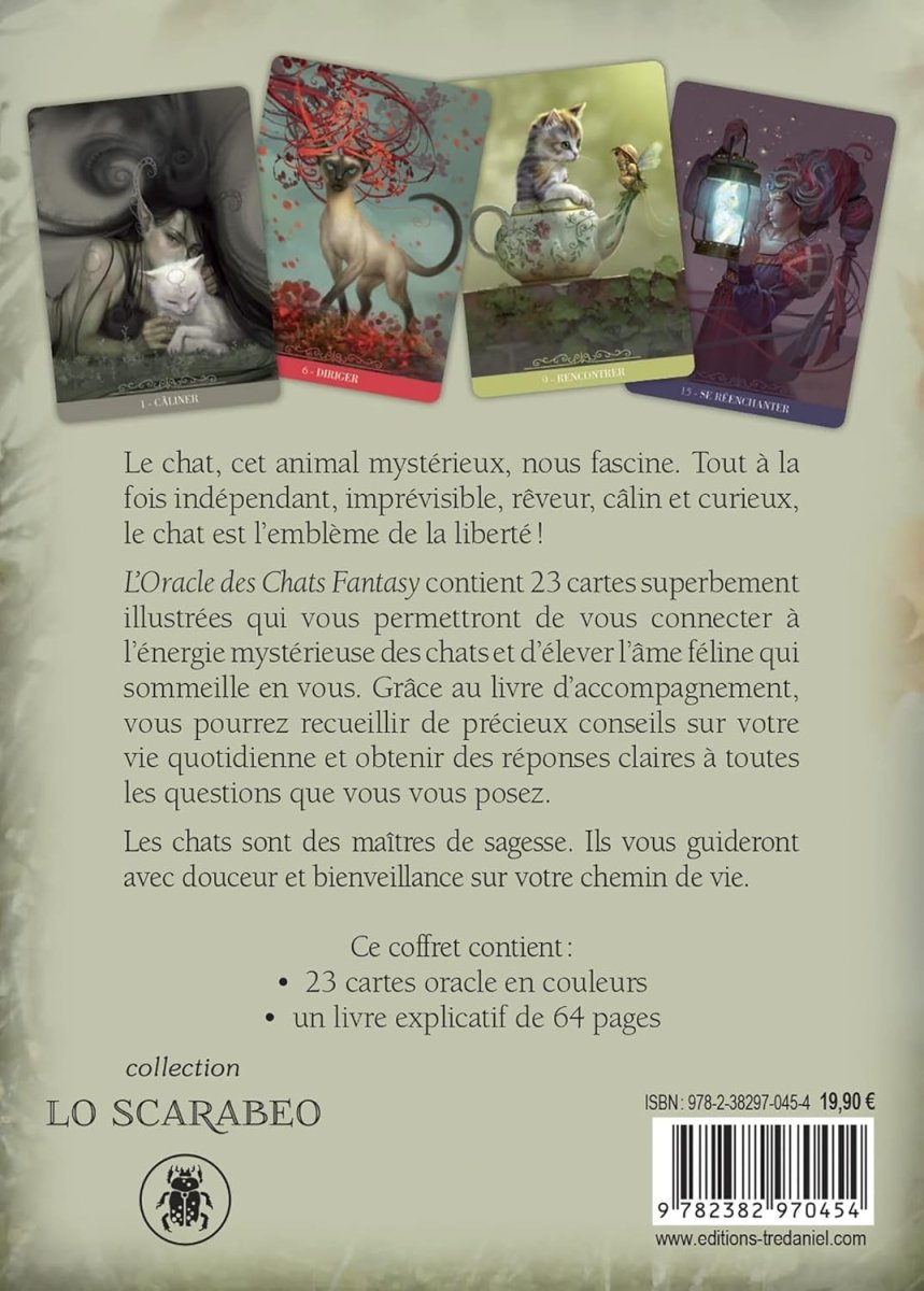 Coffret Oracle des chats fantasy - oracle - Librairie du Grimoire Ancien