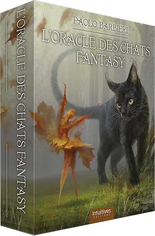 Coffret Oracle des chats fantasy - Sasha Graham, Paolo Barbieri, Studio RGE - Librairie du Grimoire Ancien