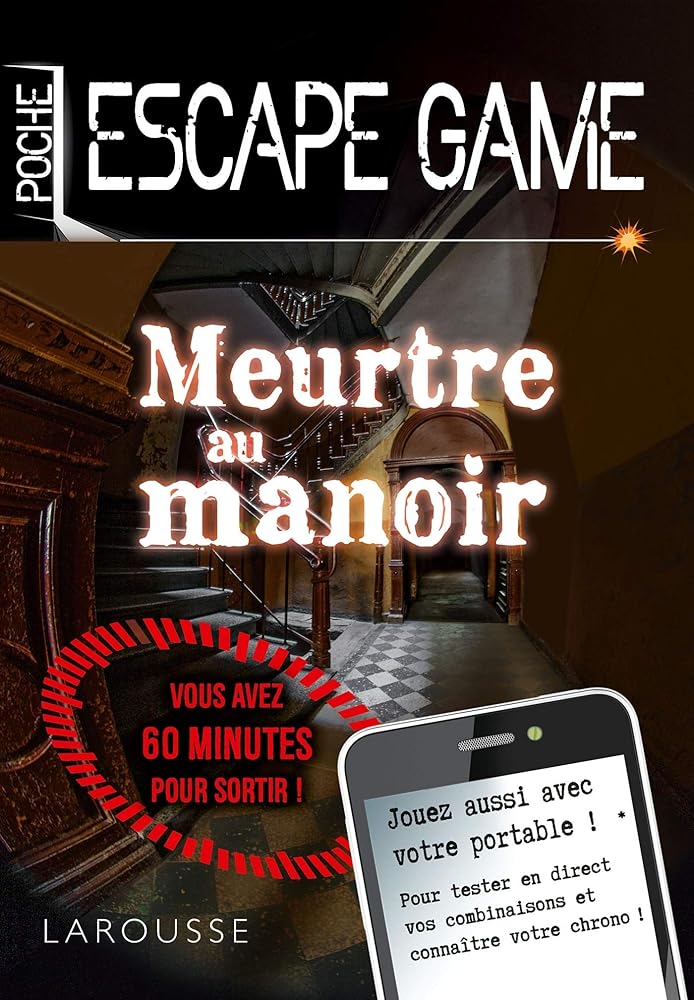 Escape game de poche - Meurtre au manoir - Nicolas Trenti - Librairie du Grimoire Ancien