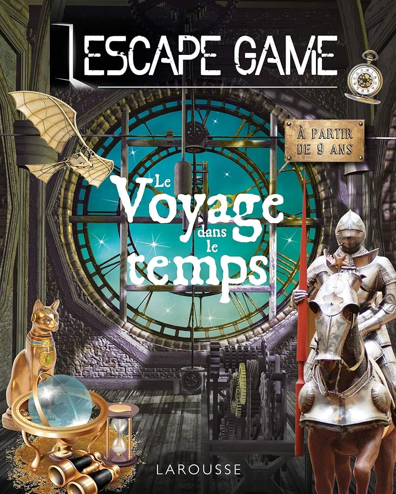 Escape game - Le voyage dans le temps - Aurore Meyer - Librairie du Grimoire Ancien