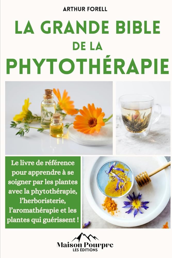 La grande bible de la phytothérapie : Le livre de référence pour apprendre à se soigner par les plantes avec la phytothérapie, l’herboristerie, les plantes qui guérissent ! (French Edition) - Arthur Forell, Les éditions Maison Pourpre - Librairie du Grimoire Ancien