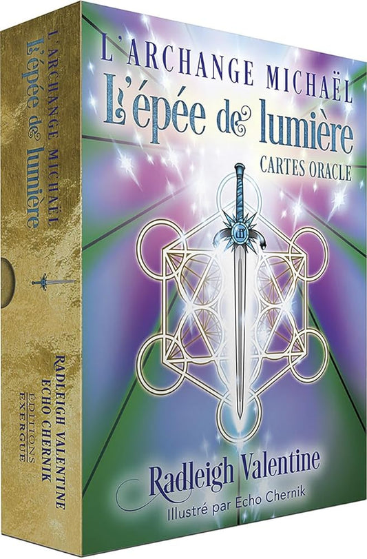 L'Archange Michael - L'épée de Lumière - Cartes Oracles - Radleigh Valentine, Echo Chernik, Charlène Férès - Librairie du Grimoire Ancien