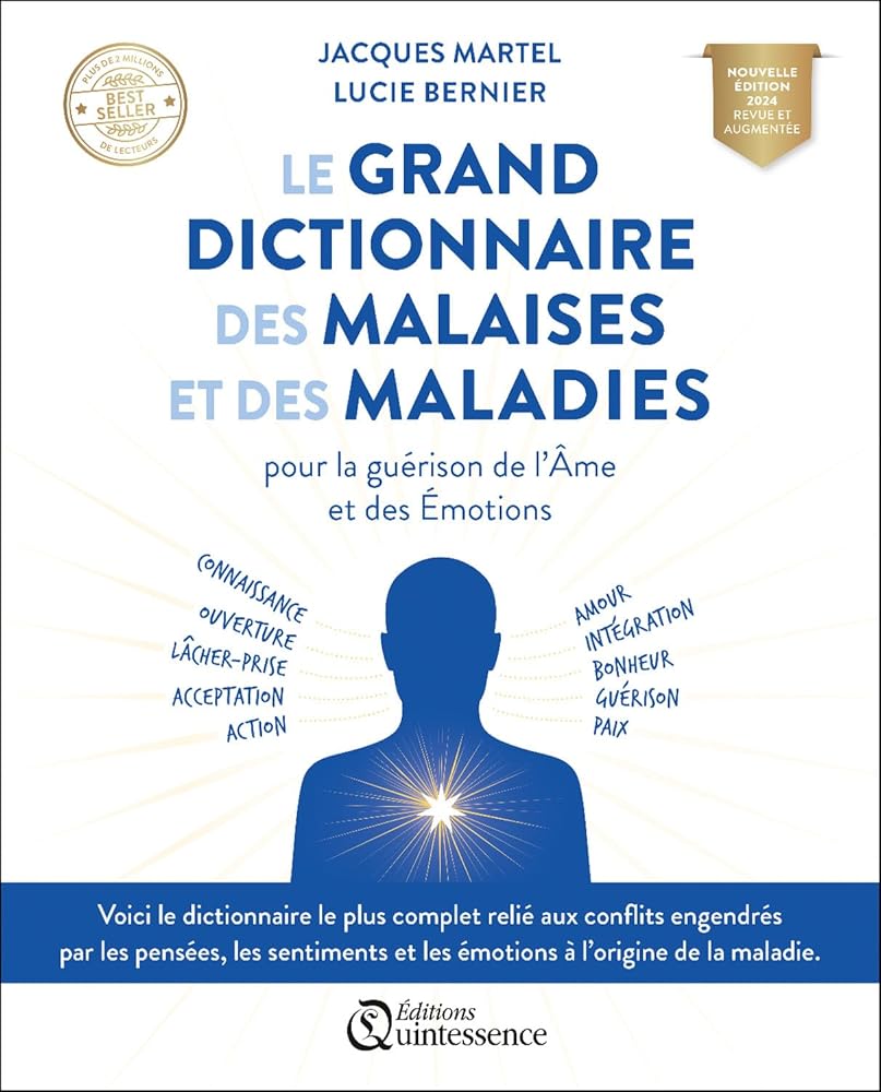 Le grand dictionnaire des malaises et des maladies - Pour la guérison de l’Âme et des Émotions - Jacques Martel, Lucie Bernier - Librairie du Grimoire Ancien