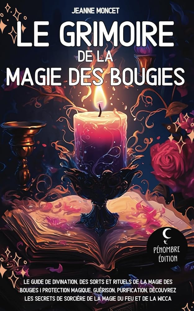 Le grimoire de la magie des bougies (French Edition) - Jeanne Moncet, Pénombre Édition - Librairie du Grimoire Ancien