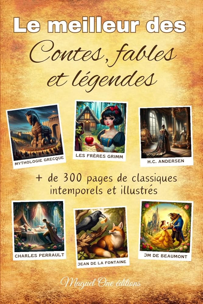 Le meilleur des Contes, Fables et Légendes - Charles Perrault, Frères Grimm, Hans Christian Andersen, Jean de la Fontaine, Jeanne Marie Leprince de Beaumont, Téa Tomé, Frédéric Baudry, David Soldi - Librairie du Grimoire Ancien