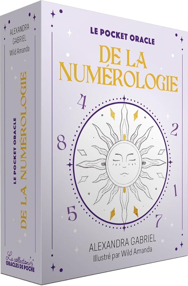 Le Pocket oracle de la numérologie - Alexandra Gabriel, Amanda Wild - Librairie du Grimoire Ancien