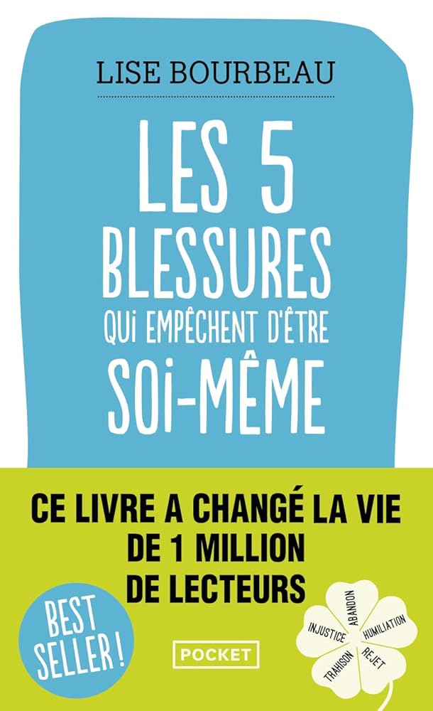 Les cinq blessures qui empêchent d'être soi - même : rejet, abandon, humiliation, trahison, injustice - Lise Bourbeau - Librairie du Grimoire Ancien