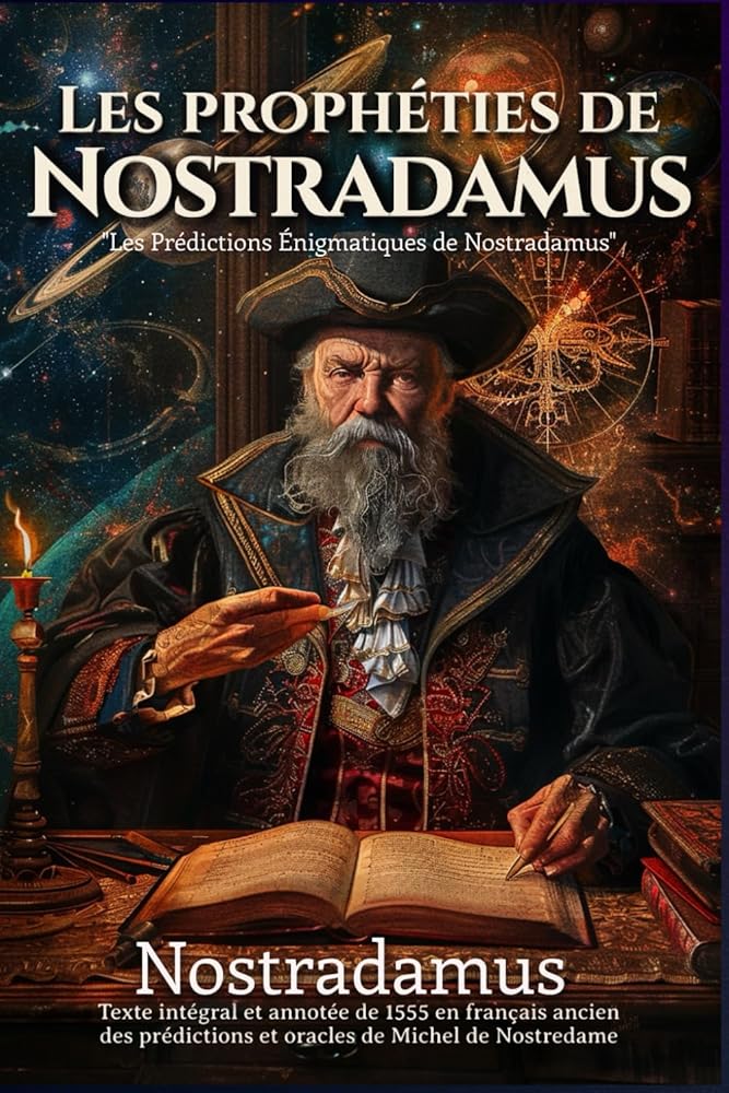 Les Prophéties de Nostradamus "Les Prédictions Énigmatiques de Nostradamus" Texte intégral et annotée de 1555 en français ancien des prédictions et oracles de Michel de Nostredame (French Edition) - Nostradamus - Librairie du Grimoire Ancien