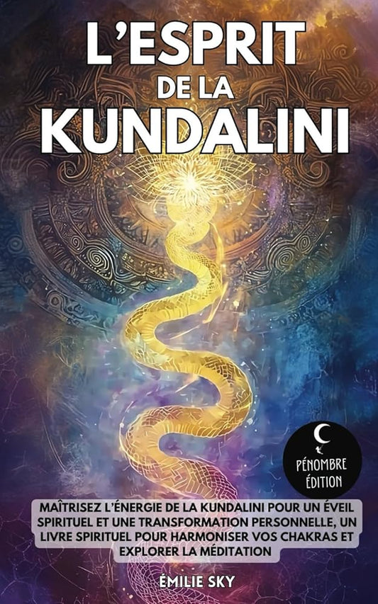 L’esprit de la Kundalini : Maîtrisez l’énergie de la Kundalini pour un éveil spirituel et une transformation personnelle - Un livre spirituel pour ... et explorer la méditation (French Edition) - Émilie Sky, Pénombre Édition - Librairie du Grimoire Ancien