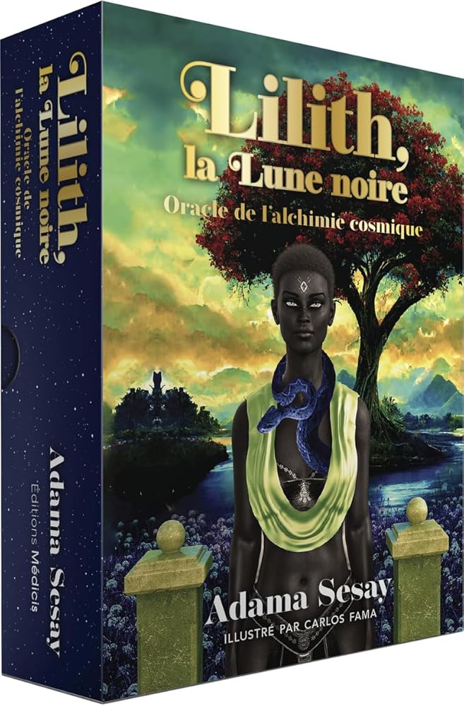 Lilith, la lune noire - Oracle de l'alchimie cosmique - Adama Sesay - Librairie du Grimoire Ancien