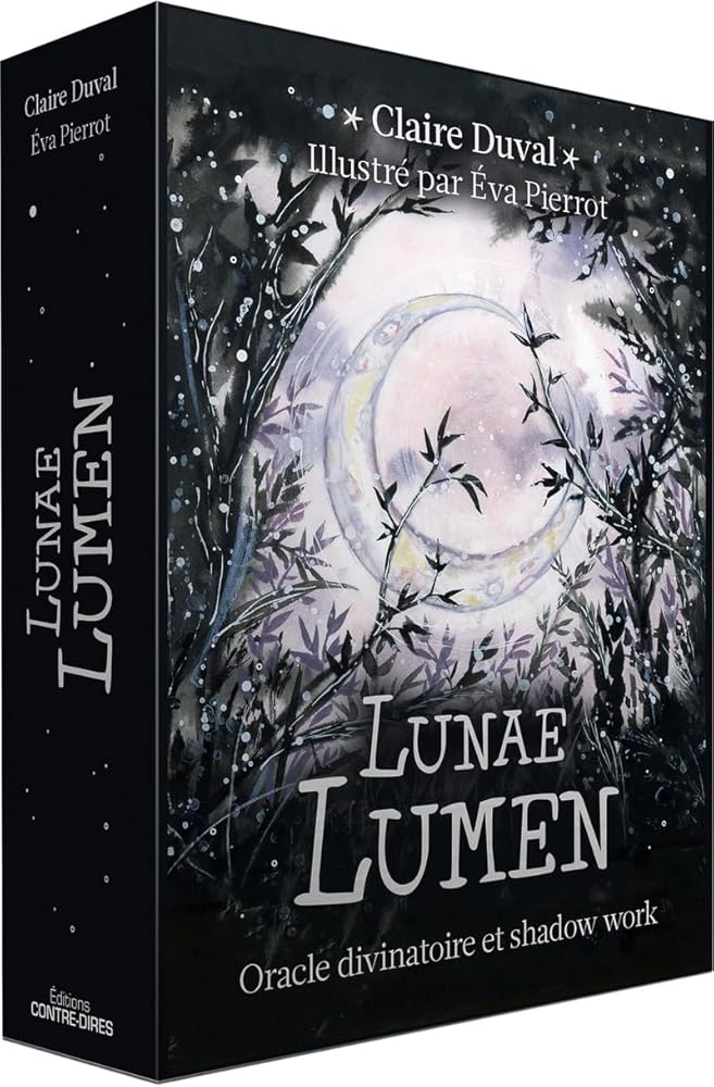 Lunae Lumen - Oracle divinatoire et shadow work - Claire Duval, Eva Saorsa - Librairie du Grimoire Ancien