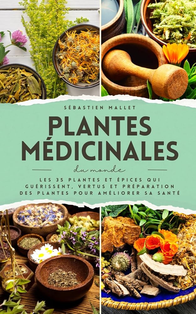 Plantes Médicinales du Monde : Les 35 plantes et épices qui guérissent, vertus et préparation des plantes pour améliorer sa santé (VerdeVita Éditions) (French Edition) - Sébastien Mallet - Librairie du Grimoire Ancien