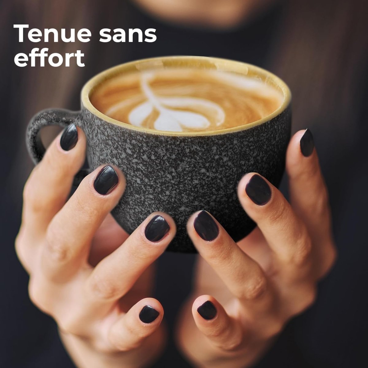 Tasses à espresso empilables en céramique de 80 ml avec soucoupes et support en métal, ensemble de 6 demi tasses pour latte café moka et thé - Mugs et tasses à café - Librairie du Grimoire Ancien