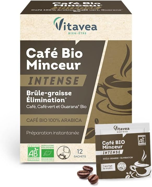 Vitavea - Café Minceur BIO Intense - Brûle - graisse - Café - Librairie du Grimoire Ancien