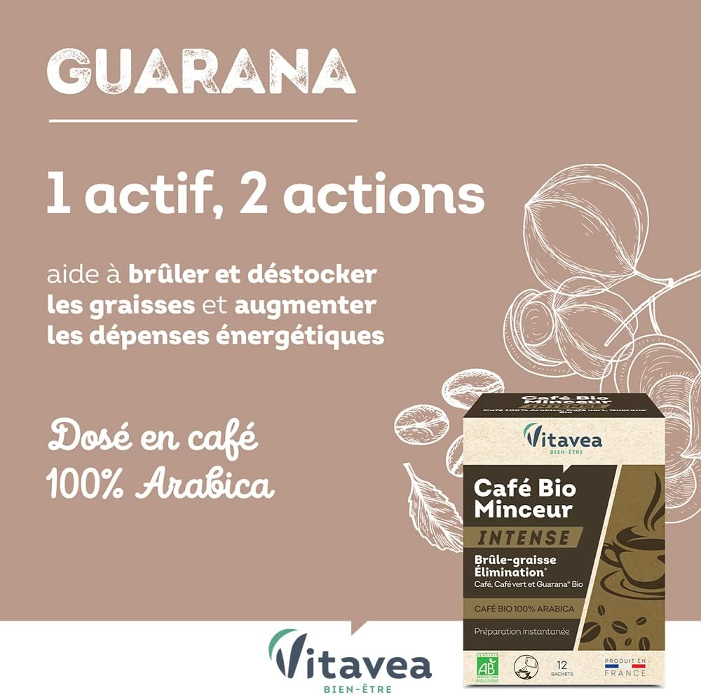 Vitavea - Café Minceur BIO Intense - Brûle - graisse - Café - Librairie du Grimoire Ancien